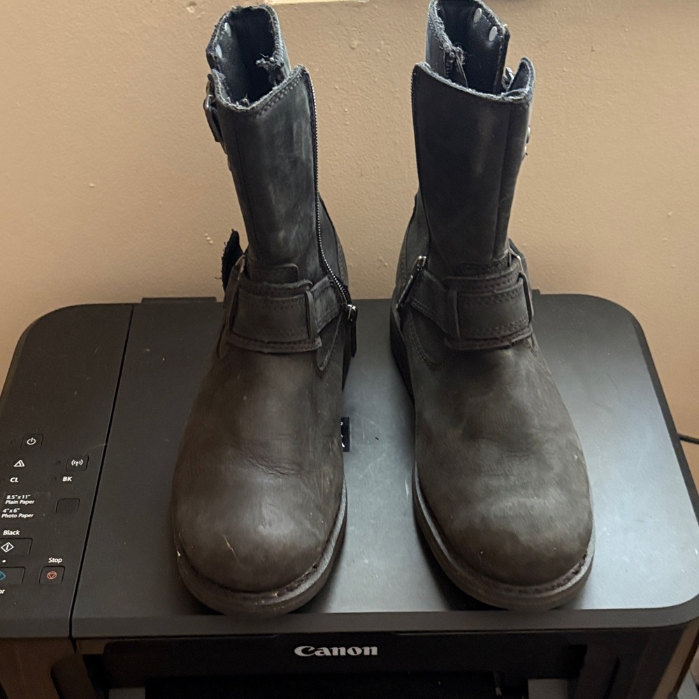 Harley-Davidson Black Leather Men's Boots